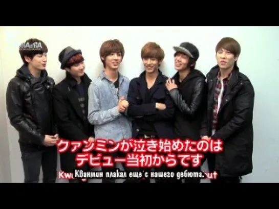 [RUS SUB: INTERVIEW][22.03.13] BOYFRIEND @ Tower Records Japan- Hitomi no Melody Promotion #5