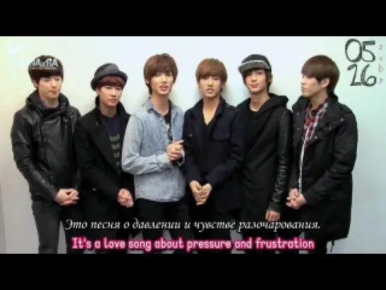 [RUS SUB: INTERVIEW][13.03.13] BOYFRIEND @ Tower Records Japan- Hitomi no Melody Promotion #1