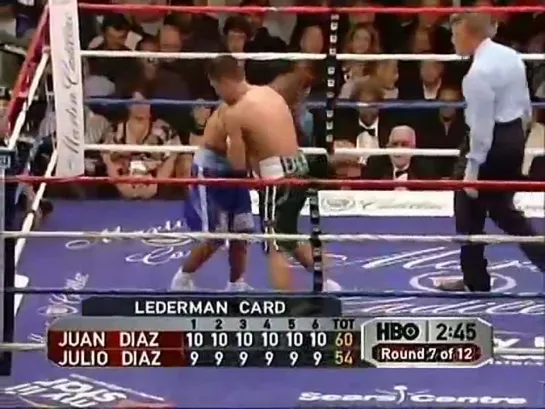 2007-10-13 Juan Diaz vs Julio Diaz (WBA Super World, IBF & WBO Lightweight Titles)