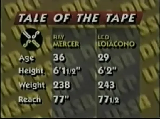 1998-02-21 Ray Mercer vs Leo Loiacono