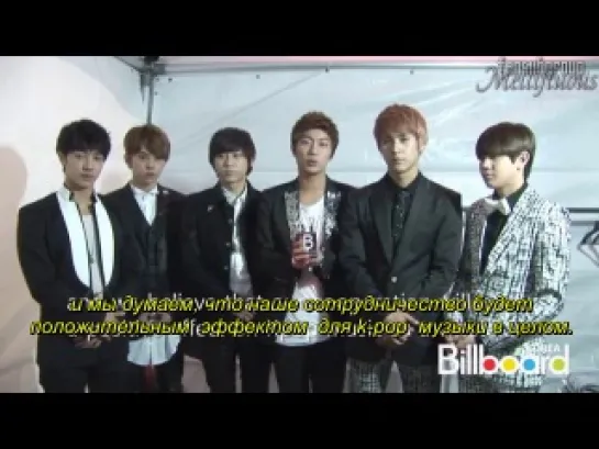 Beast Interview Billboard K-POP Masters 2011 [рус.саб]