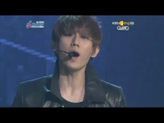 22.02.2012 BEAST - Fiction & On Rainy Days @ Live on 1st Gaon Chart K-Pop Awards