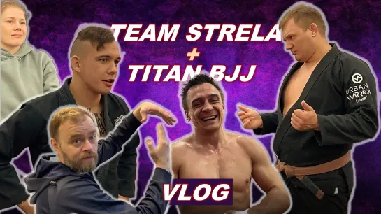 Совместная тренировка команд TEAM STRELA и TITAN BJJ в клубе Your Revolution 1905 (Михаил Панков. Павел Ботов)