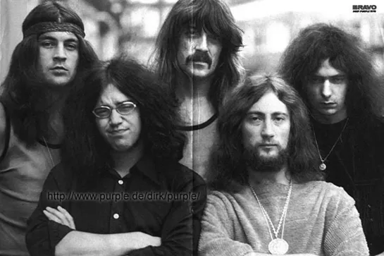 Clips of band Deep Purple 1968 - 1972