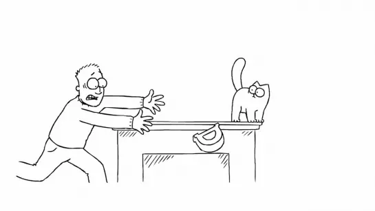 Кот Сймона (18 серия) Simon's Cat in 'Shelf Life'.mp4