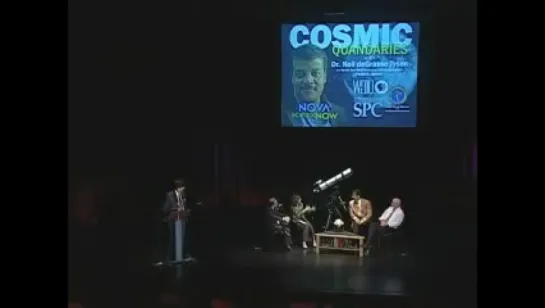 Neil deGrasse Tyson on PBS. Cosmic Quandaries with Dr. Neil deGrasse Tyson. St. Petersburg ( USA ).