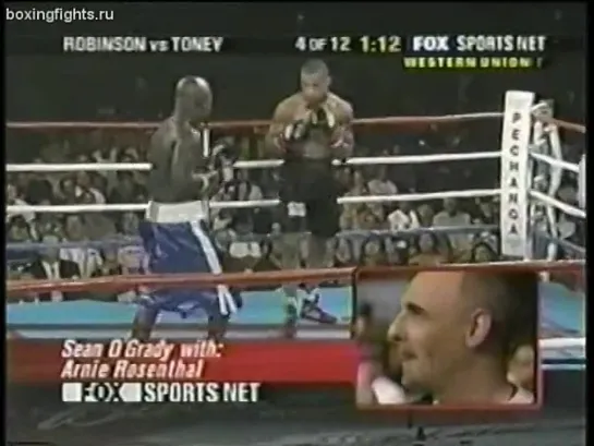 2002-08-18 Jason Robinson vs James Toney (IBF Cruiserweight Title Eliminator)