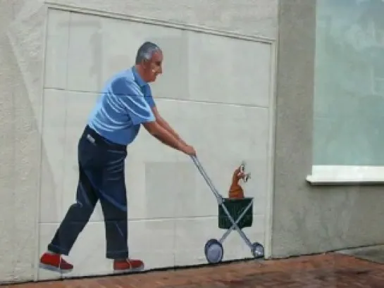 3D Art на стенах. Eliseo Oliveras.