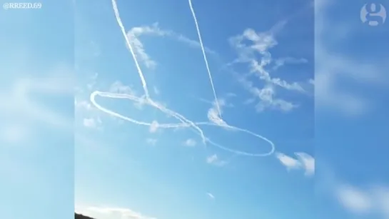 US navy pilots grounded after drawing penis in the sky