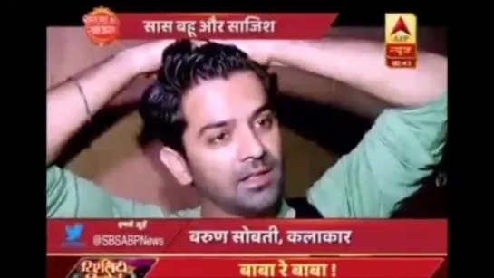 Barun Sobti - Shivani Tomar/ Fun on the sets of Iss Pyaar Ko Kya Naam 3 6th Sept 2017