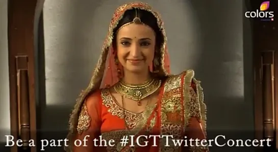 Sanaya Irani's Message: IGT Twitter Concert.