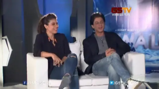 EXCLUSIVE Dilwale Superstars Shah Rukh Khan and Kajols interview with GSTV