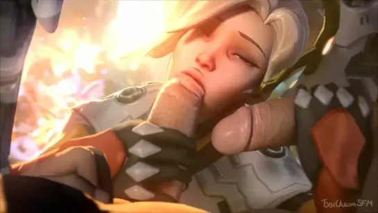 Overwatch Mercy Double Cock - Tsarchasmsfm