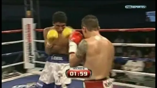 2012-08-11 Hugo Cazares vs Daniel Diaz (vacant WBC CABOFE Super Bantamweight Title)