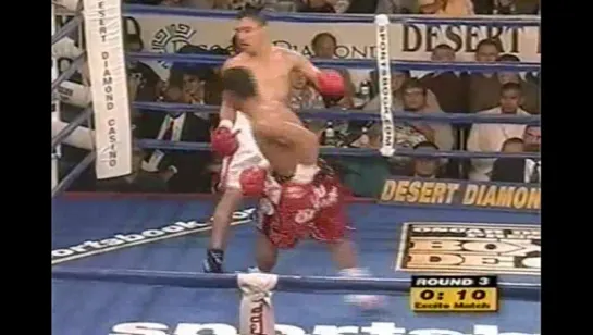 2005-10-29 Hugo Cazares vs Kaichon Sor Vorapin (WBO Junior Flyweight Title)