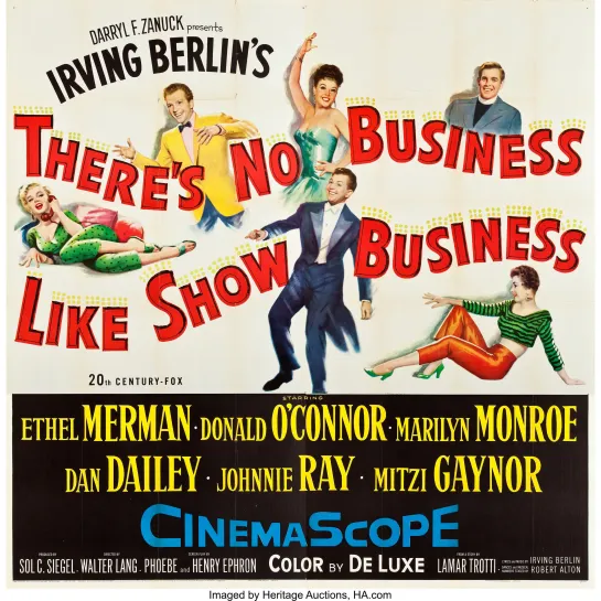 There's No Business Like Show Business (1954) -1080p- Ethel Merman, Marilyn Monroe, Donald O'Connor