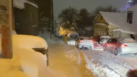 На борде по городу — Типичный Нижний Новгород