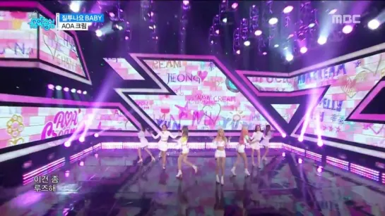 160227 AOA CREAM - I'm Jelly BABY @ Music Core