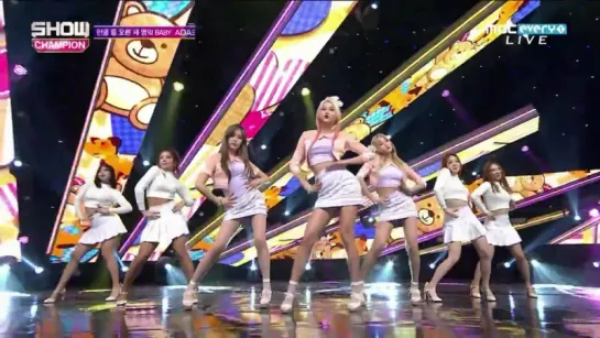 160224 AOA CREAM - I'm Jelly BABY @ Show Champion