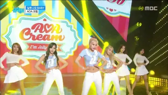 160220 AOA CREAM - I'm Jelly BABY @ Music Core