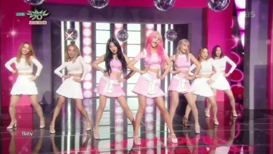 160212 AOA CREAM - Im Jelly BABY @ Music Bank