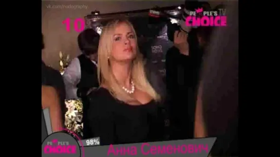 Анна Семенович на People's TV Choice (2011) Голая? Нет: грудь, декольте