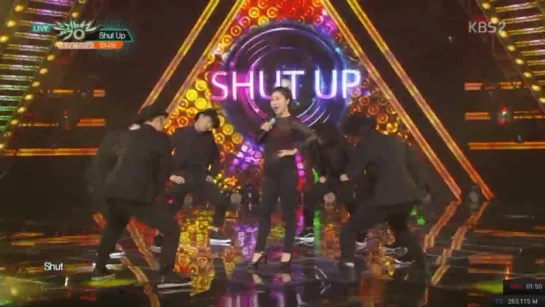 [PERF] Unnie -  Shut Up! (KBS Music Bank/160701)