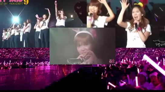 101017 SNSD - Oh! + Ending (5 in 1) @ SNSD 1st Asia tour in Taiwan (FanCam)