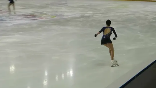 Evgenia Medvedeva SP Warmup - 2018 Internationaux de France - Grenoble -