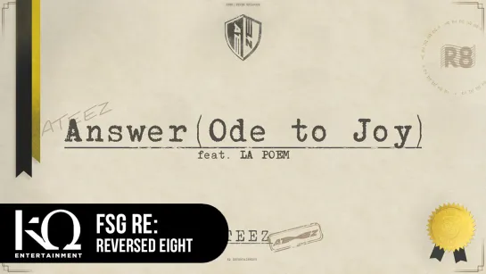 [RUS.SUB] ATEEZ – Answer (Ode to Joy) [feat. LA POEM]