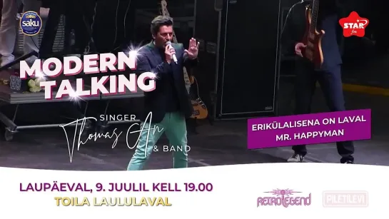 Thomas Anders & Modern Talking Band, Toila Laululava, Toila, 09.07.2022