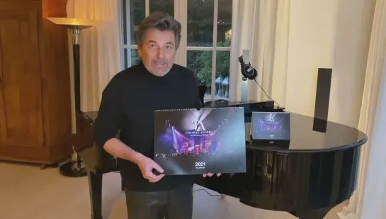 Mit dem Thomas Anders Kalender für die Wand oder den Schreibtisch durch das Jahr 2021!