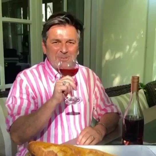 Thomas Anders in einer Weingutwerbung Deutschen Wein St.Antony, Koblenz, 03.09.2020