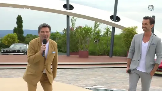 Thomas Anders & Florian Silbereisen at ZDF-Fernsehgarten, 14.06.2020