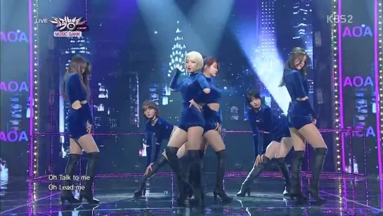 141205 AOA - Like A Cat @ Music Bank