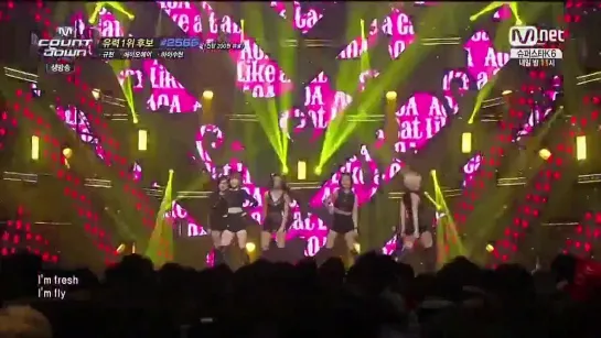 141120 AOA - Like a Cat @ Mnet MCountdown