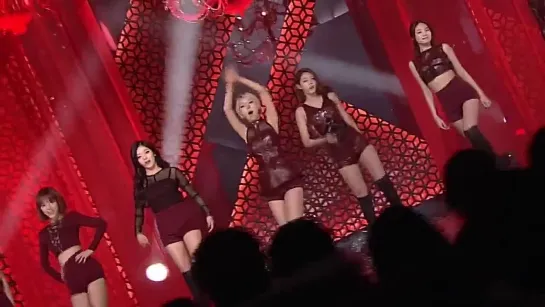 141114 AOA - Time & Like a Cat @ Inkigayo (Comeback Stage)