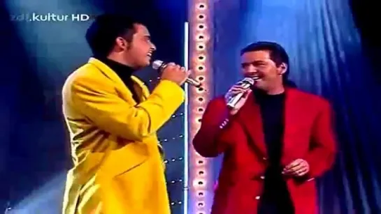 Thomas Anders & Glenn Medeiros - Standing Alone  /Hitparade ZDF, 1992,Live/