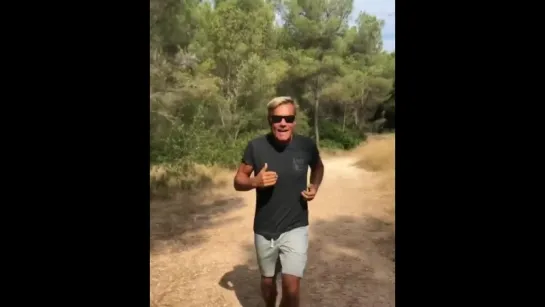 Dieter Bohlen - Бег трусцой (Instagram 10 07 18)