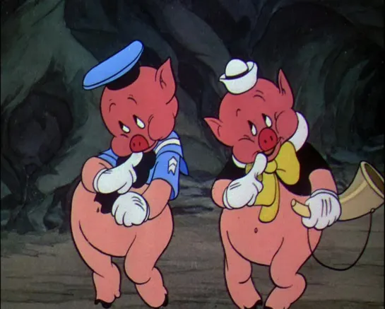 Наивные симфонии - Три волчонка (18.4.1936) (Silly Symphony - Three Little Wolves) HD720