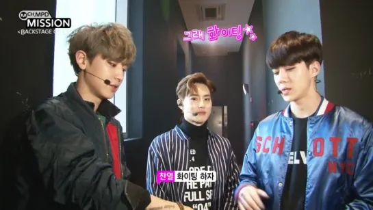 [VIDEO] 150415 EXO @ MPD Mission: M!Countdown Backstage