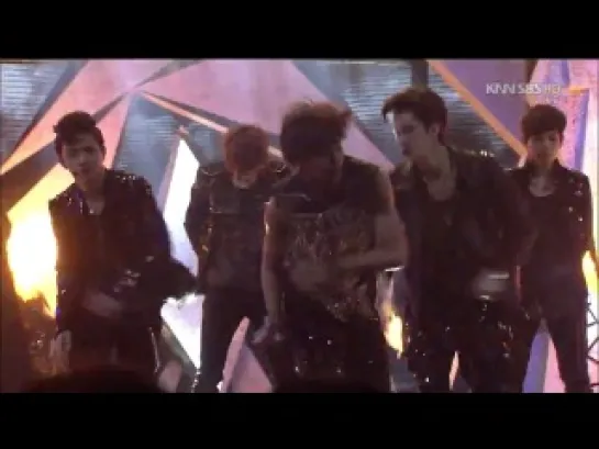 [VIDEO] 120422 EXO-K - MAMA @ SBS Inkigayo