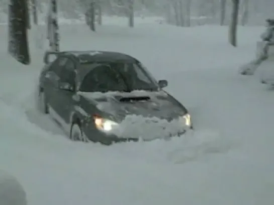 Субару едет домой))