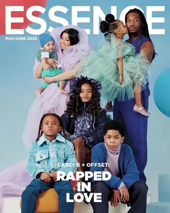 Cardi, Offset and kids on the cover of Essence Magazine! ❤️