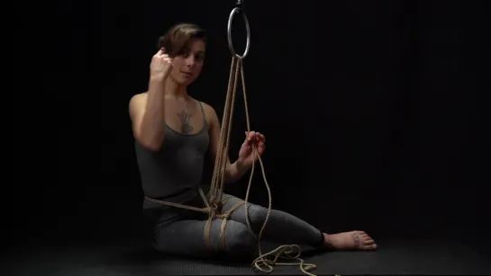 Shibari Study -  Up-Lines and lock-offs for shibari suspensions