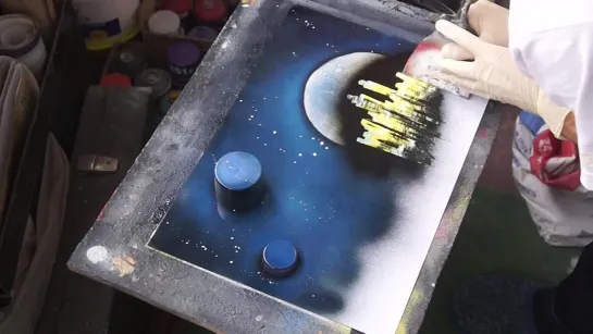 Андей Рогов. Spray Paint Art