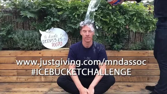 Benedict Cumberbatch's Ice Bucket Challenge for MND