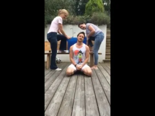 James McAvoy ALS Ice Bucket Challenge