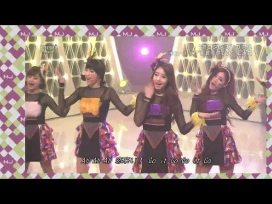 111218 T-ara (티아라) - yayaya @ MUsicJapan X'mas Special