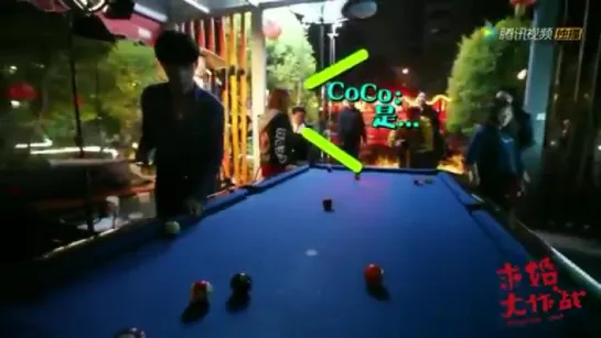 [VIDEO] Lay @ Operation Love Behind the Scenes: Yixing and Coco Playing Pool